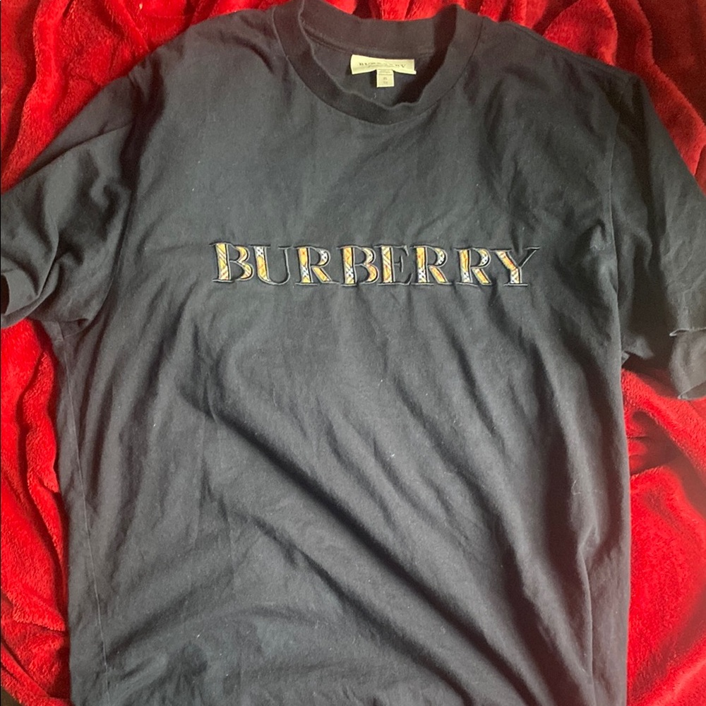 Burberry Men's Black T-Shirt